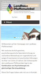 Mobile Screenshot of landhaus-pfaffenwinkel.de